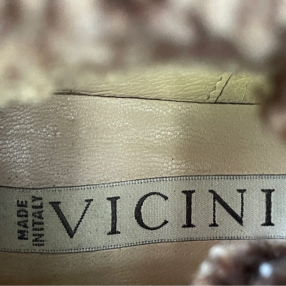 Vicini Italian Suede Shearling Fur Lined Ankle Booties | Women’s 6 - Picture 12 of 13